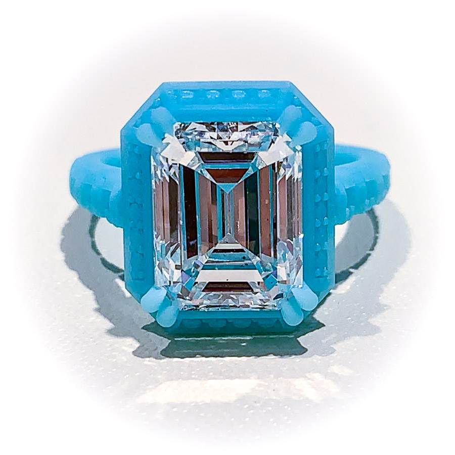 création impression 3D bioux bijouterie - bague